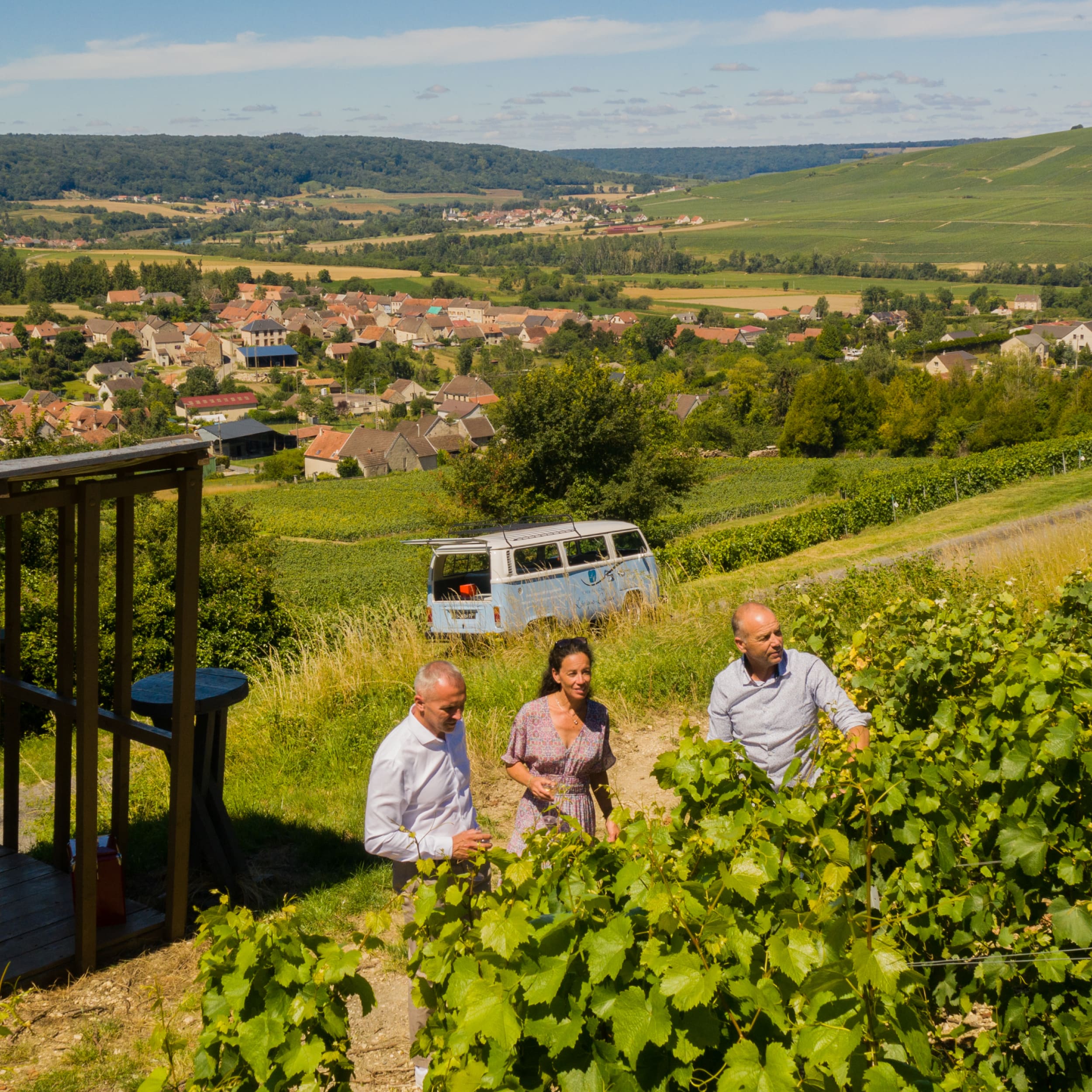 Discovery bay - La route du champagne en combi VW